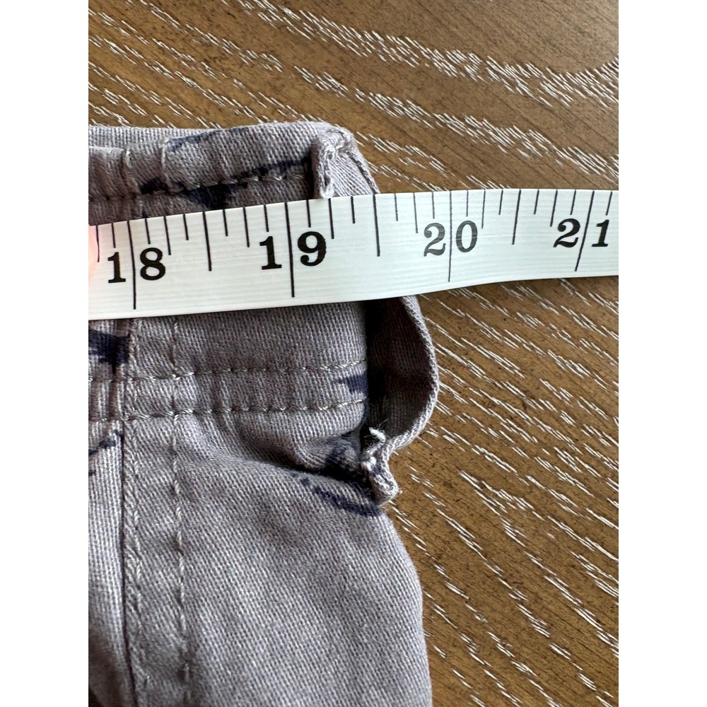 Denali Mens Gray Tropical Palm Tree Sailboat Print Chino Shorts Size 36 Stretch - Picture 8 of 9